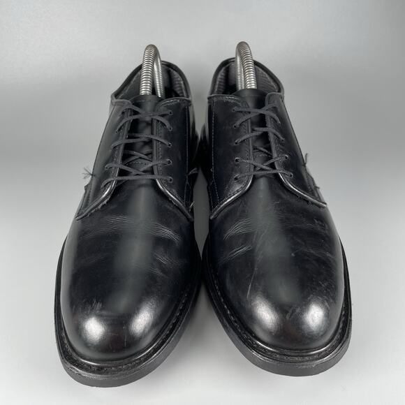 Men\'s Santoni, shiny leather dress Oxford size 12 made in Italy Santoni - Isogram Black Patent Leather Dress Shoes main image 4